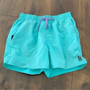 Nike Men’s Solid Icon 7” Volley Swim Shorts Teal Size XL NESSB635-394
